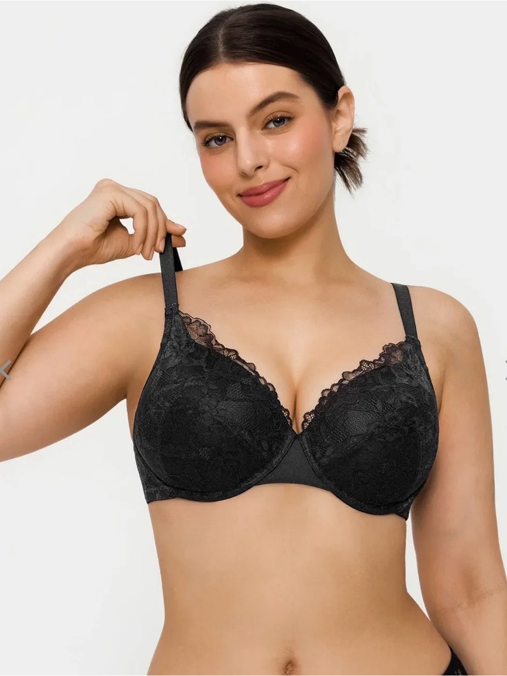 Popilush Lace Full-Cup Underwire Comfort Support Bra